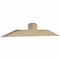 Ekena Millwork Portland Rough Sawn Timber Gable Bracket, Douglas Fir, 48"W x 8"H x 4"D x 4"F, 4/12 Pitch GBW048X08X0404POR00RDF - alternate 5